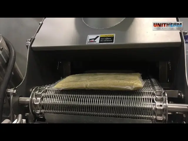 Video horno espiral pasteurización de cereales en bolsa 