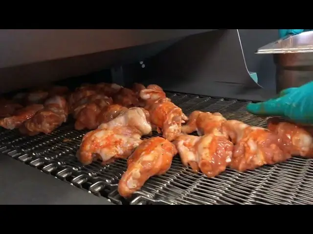 Video horno espiral alitas de pollo adobadas 