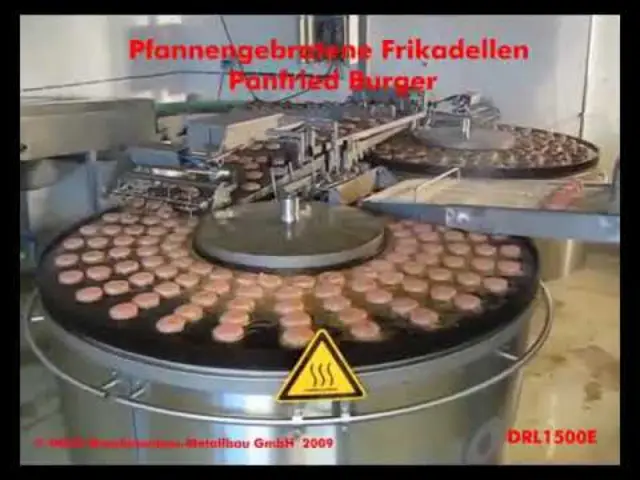 Video freidora DRL1000 haciendo hamburgesas