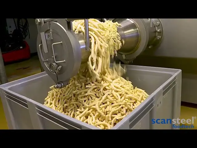 Video SCANSTEEL FOODTECH picadora de queso MGX 300 