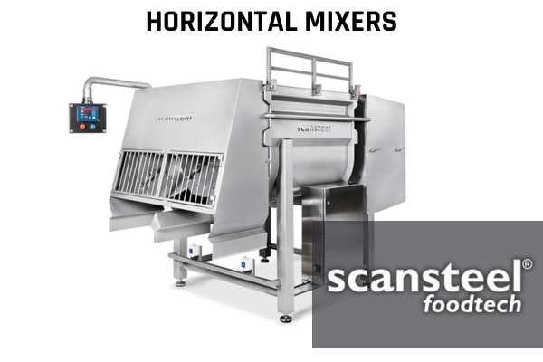 HORIZONTAL MIXERS